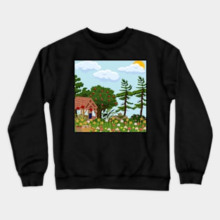 garden scenery Crewneck Sweatshirt